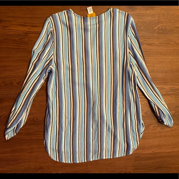Ruby Rd Striped Tunic Top - Picture 4 of 10